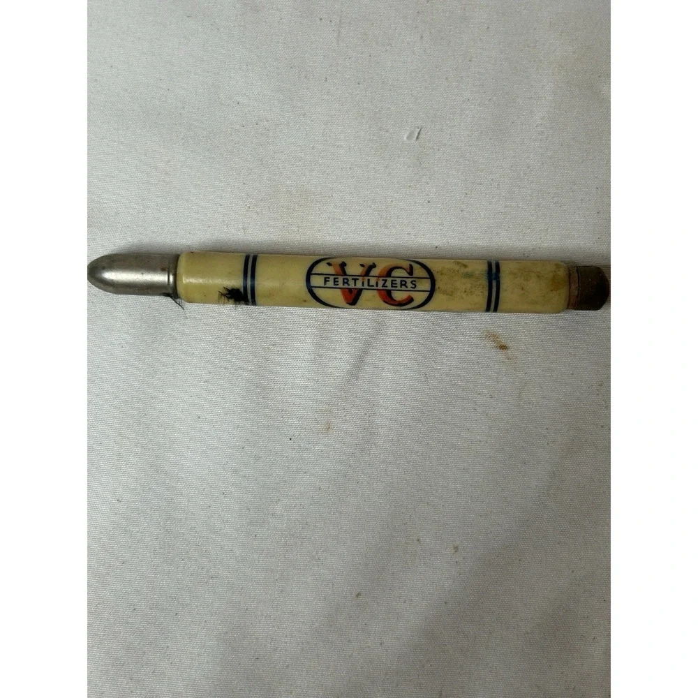 Vintage VC Fertilizer Farm Bullet Pencil Advertising Collectible Plants